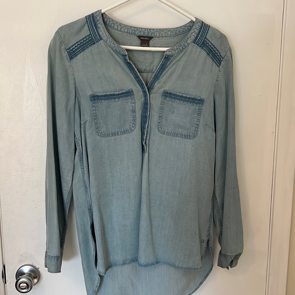 Small Eddie Bauer Patterned Top
